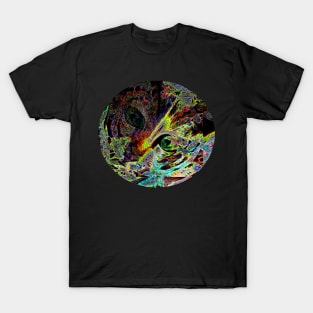 psychedelic cat T-Shirt